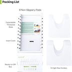 Pots and Pans Organizer under Cabinet, Bamboo Expandable Bakeware and Cutting - Image 9