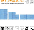 AWTATOS Closet Organizer 8 Cube Storage Shelves Closet Storage Clothes - Image 5