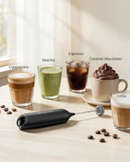 CIRCLE JOY Electric Rechargeable Milk Frother Handheld - Image 9
