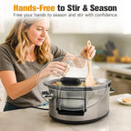 SOPHICO Slow Cooker Lid Holder for Cooking, Hand Free Pot Lid Organizer - Image 2