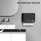 Paper Towel Dispenser, Large Capacity Wall Mount Tissue Dispensers - Image 6