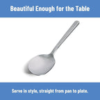 Misen Serrated Chef Spoon – Stainless Steel Multipurpose Cooking Spoon - Image 3