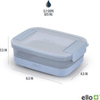 Ello Plastic 3.7 Cup Meal Prep Set 10 Pc, 5 Pack Set - Image 3