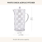 MACKENZIE-CHILDS Acrylic Pitcher - Image 4