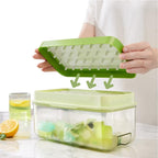 Ice Cube Tray with Lid and Bin, Ice Cube Pop Out Tray, Ice Cube Trays - Image 3
