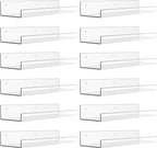 upsimples 12 Pack Acrylic Shelves Wall Organizer and Storage, Toy Cars by upsimples