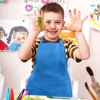 SINLAND Kids Apron with Pocket 2 Pack Children Chef Apron - Image 4