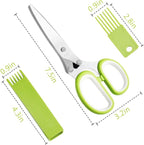 5-Blade Herb Cutter Scissors - Image 6