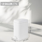 rejomiik Small Bathroom Trash Can - Image 7
