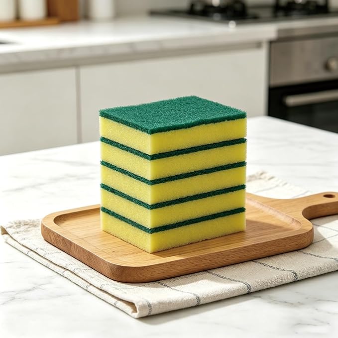 AIDEA Sponges Kitchen, 24 Pack Heavy Duty Dish Sponge, Cleaning Dish Scrubber - Image 2