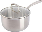 Babish Stainless Steel Saucepan 3.5 Quart Triply Professional Grade Cookware by Babish