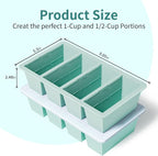 Silicone Freezer Tray for Sauce Cube: GGOW Silicone Freezing Tray for Soup - Image 3