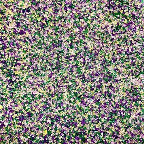 Edible 4-Colors Sanding Sugar Sprinkle 142g/ 5.01oz Sugar Crystals for Cake Decorating Baking Cakes Cupcakes and Cake Decorations for Wedding Parties Valentines Day Halloween Christmas by Homipooty