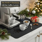 Dish Drying Mat Super Absorbent – 12" x 18" Coffee Mat - Image 8