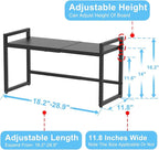 Expandable Metal Storage Shelves, 110LBS Heavy Duty Shelving Units and Storage - Image 2