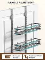 Delamu 9 Tier Over The Door Pantry Organizer, Pantry Organization and Storage - Image 5