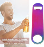 Rainbow Color Stainless Steel Flat Bottle Opener, Sturdy and Durable 2 Pcs to - Image 6