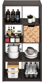 Furinno HERMITE Kitchen Island, 8-Cube Coffee Bar, Extra Thick Kitchen Storage - Image 4