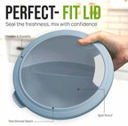 Zulay Kitchen 12 Piece Plastic Mixing Bowls - Image 4