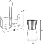 Premium Stainless Steel Salt and Pepper Grinder Set - Image 5