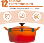 12pcs Dutch Oven Lid Protector Clips, Cookware Protectors - Image 2