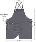 KITCHIEF Pottery Apron Split Leg, Cross Back Chef Apron - Image 5