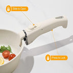 Pots and Pans Set Non Stick 20PCS, Ceramic Cookware Set Detachable Handle Non - Image 7