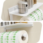 Paper Towel Holder Wall Mount for Bathroom Hand Towel Holder for Bathroom Black - Image 7