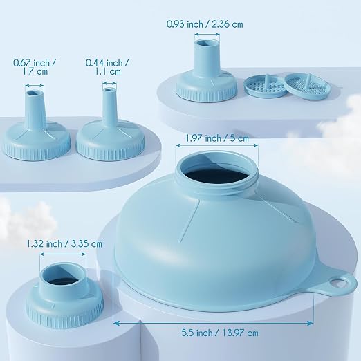 Pisol Wide Mouth Versatile Funnel, Canning Funnels - Image 3