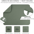 Bellemain XL Dish Mat 24" x 17" Microfiber Dish Drying Mat, Super absorbent - Image 3