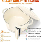 Hisencn Enameled Cast Iron Cookware Set - Image 3