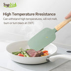 Silicone Spatula Set, Food Grade Rubber Spatula-4 Piece Nonstick Rubber Spatulas - Image 3