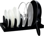 MinBoo Bamboo Pot Lid Organizer Pot Lid Holder, Pot and Pan Organizer Drawer by MinBoo