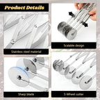 5 Wheel Stainless Steel Pizza Cutter - Image 5