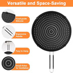 Splatter Screen for Frying Pan, Grease Splatter Guard, Heat-Resistant Splatter - Image 4
