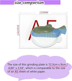 1PCS Ceramic Fish-Shaped Ginger Grater Plate - Image 3