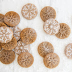 Nordic Ware Snowflake Cookie Stamps (Set of 3), Sturdy Cast Aluminium Cookie Stamp Set, Cookie Press Set Made in the USA, Sturdy and Durable Biscuit Maker Press Set - Image 4