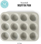 Martha Stewart Gallen 12-Cup Nonstick Carbon Steel Muffin and Cupcake Pan – - Image 2