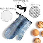 LOKMU Oven Mitts and Pot Holders Set of 3, Kitchen Decor Gifts - Image 4