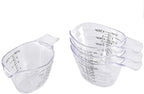 4 Pack Small Measuring Cups, 2oz/60ml Mini Measuring Cup by MiziDo