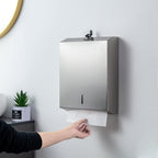 2 Packs Paper Towel Dispenser Wall Mount Commercial, Touchless Hand Towel - Image 6