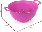 Mintra Home Plastic Strainer Colanders Set: 3, 3.5 and 5 Quart Double Strong - Image 10