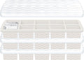 Ice Cube Tray with Lid – 3 Pack 2 Tbsp Ice Trays by Bandiction