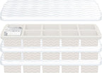 Ice Cube Tray with Lid – 3 Pack 2 Tbsp Ice Trays by Bandiction