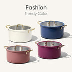CAROTE 6QT Full Clad Tri Ply Stainless Steel Stock Pot - Image 3