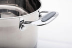 David Burke Gourmet Pro Stature Stainless Steel 4-Qt Sauce pot - Image 3