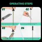 Kota Japan 12 in. Diamond Carbon Steel Professional Knife Sharpener Rod | - Image 9