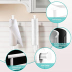 MGahyi Paper Towel Holder Wall Mount, Self Adhesive Or Drilling Paper Towel - Image 3