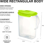 LocknLock Aqua Fridge Door Water Jug | Clear Pitcher | BPA Free Plastic Pitcher - Image 3