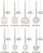 Silicone Cooking Utensil Set, BPA Free Heat Resistant Kitchen Tools - Image 2